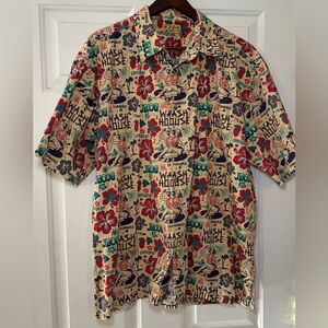 Vibrant Floral Print Men's Casual‎ Shirt
